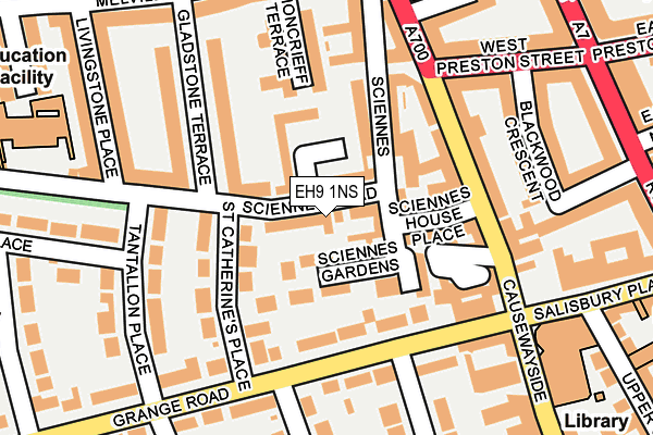 EH9 1NS map - OS OpenMap – Local (Ordnance Survey) EH9 1NS map - OS OpenMap – Local (Ordnance Survey)