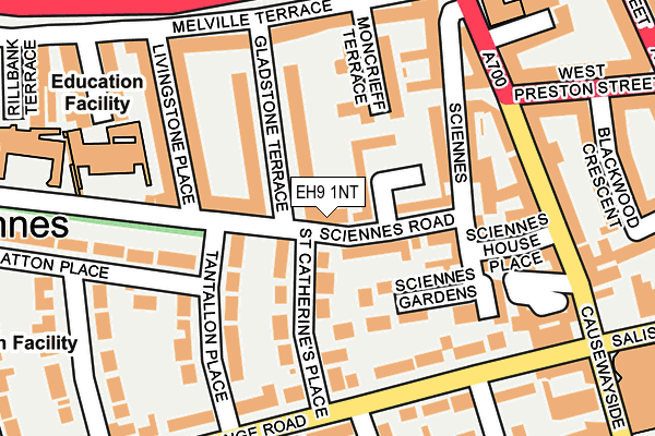 EH9 1NT map - OS OpenMap – Local (Ordnance Survey) EH9 1NT map - OS OpenMap – Local (Ordnance Survey)