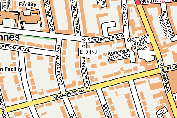 EH9 1NU map - OS OpenMap – Local (Ordnance Survey) EH9 1NU map - OS OpenMap – Local (Ordnance Survey)