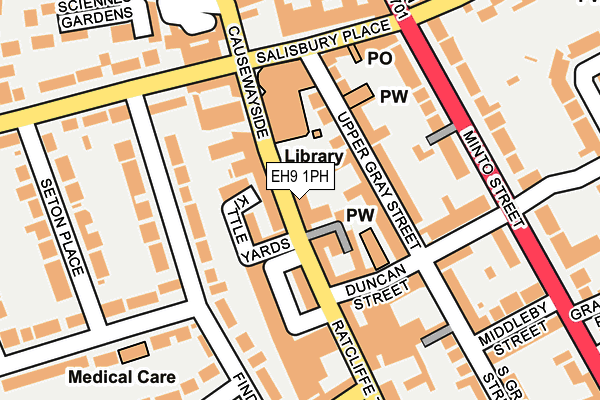 EH9 1PH map - OS OpenMap – Local (Ordnance Survey) EH9 1PH map - OS OpenMap – Local (Ordnance Survey)