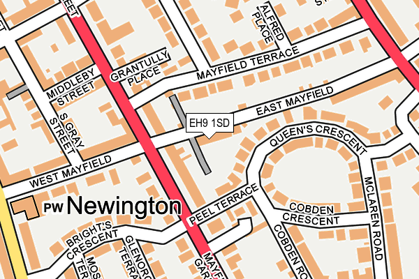 EH9 1SD map - OS OpenMap – Local (Ordnance Survey) EH9 1SD map - OS OpenMap – Local (Ordnance Survey)