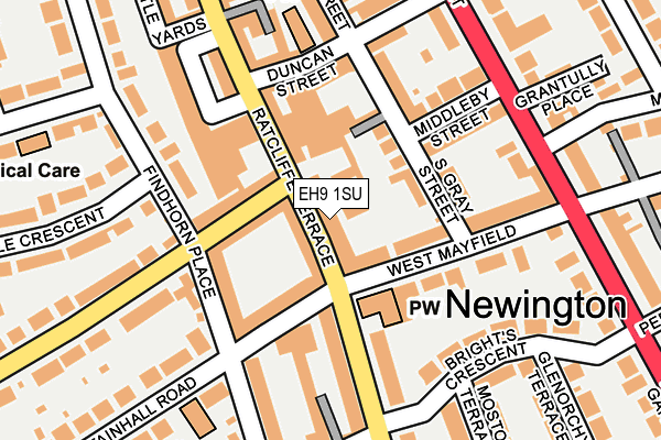 EH9 1SU map - OS OpenMap – Local (Ordnance Survey) EH9 1SU map - OS OpenMap – Local (Ordnance Survey)