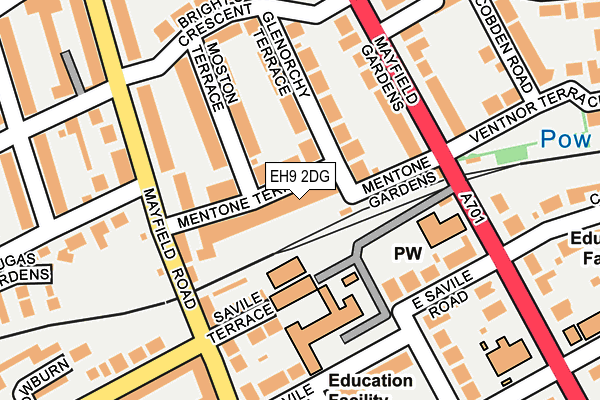 EH9 2DG map - OS OpenMap – Local (Ordnance Survey) EH9 2DG map - OS OpenMap – Local (Ordnance Survey)