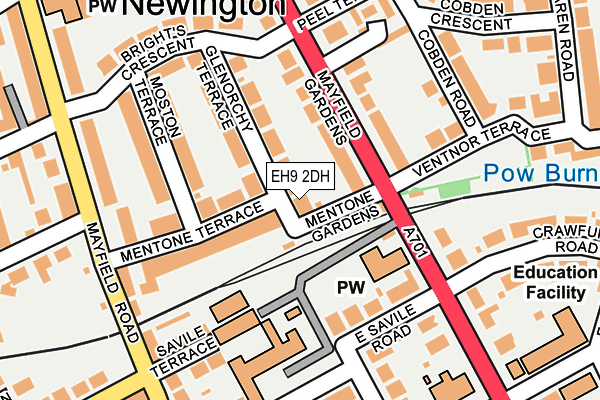 EH9 2DH map - OS OpenMap – Local (Ordnance Survey) EH9 2DH map - OS OpenMap – Local (Ordnance Survey)