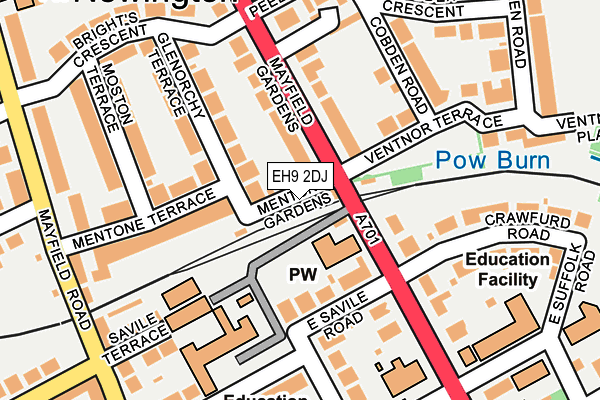 EH9 2DJ map - OS OpenMap – Local (Ordnance Survey) EH9 2DJ map - OS OpenMap – Local (Ordnance Survey)