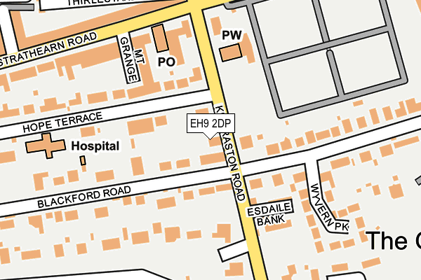 EH9 2DP map - OS OpenMap – Local (Ordnance Survey) EH9 2DP map - OS OpenMap – Local (Ordnance Survey)