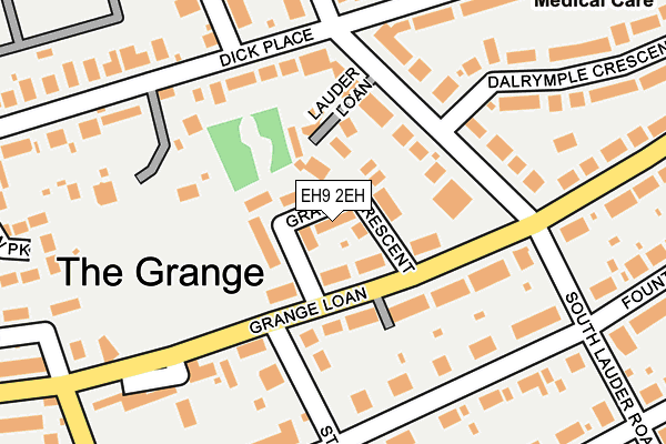 EH9 2EH map - OS OpenMap – Local (Ordnance Survey) EH9 2EH map - OS OpenMap – Local (Ordnance Survey)