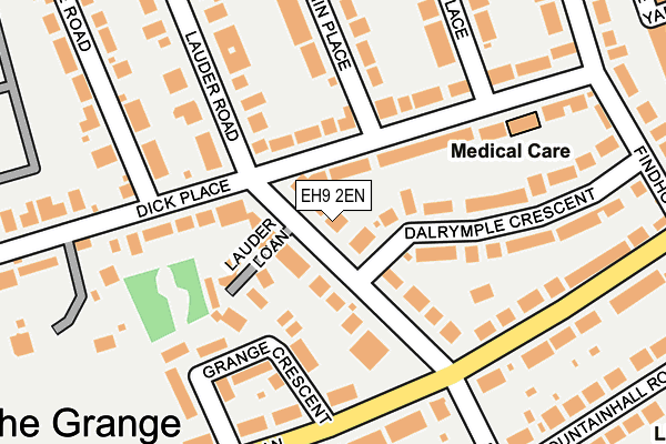 EH9 2EN map - OS OpenMap – Local (Ordnance Survey) EH9 2EN map - OS OpenMap – Local (Ordnance Survey)