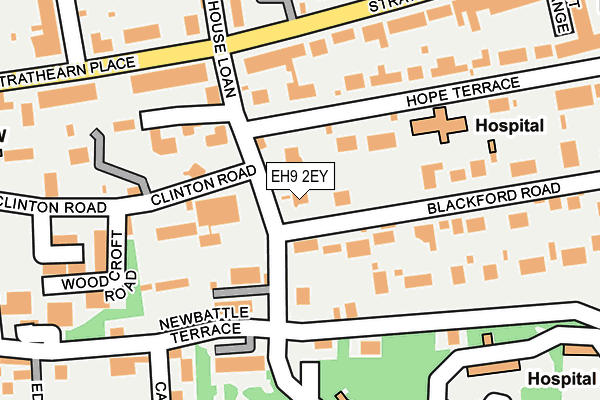 EH9 2EY map - OS OpenMap – Local (Ordnance Survey) EH9 2EY map - OS OpenMap – Local (Ordnance Survey)