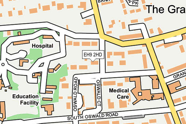 EH9 2HD map - OS OpenMap – Local (Ordnance Survey) EH9 2HD map - OS OpenMap – Local (Ordnance Survey)