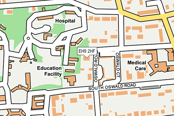 EH9 2HF map - OS OpenMap – Local (Ordnance Survey) EH9 2HF map - OS OpenMap – Local (Ordnance Survey)