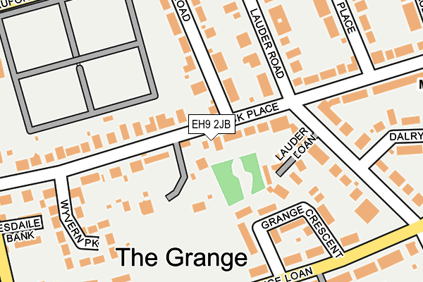 EH9 2JB map - OS OpenMap – Local (Ordnance Survey) EH9 2JB map - OS OpenMap – Local (Ordnance Survey)