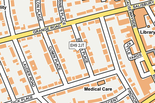 EH9 2JT map - OS OpenMap – Local (Ordnance Survey) EH9 2JT map - OS OpenMap – Local (Ordnance Survey)