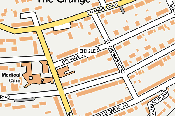EH9 2LE map - OS OpenMap – Local (Ordnance Survey) EH9 2LE map - OS OpenMap – Local (Ordnance Survey)