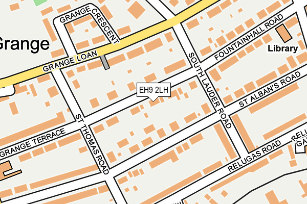 EH9 2LH map - OS OpenMap – Local (Ordnance Survey) EH9 2LH map - OS OpenMap – Local (Ordnance Survey)