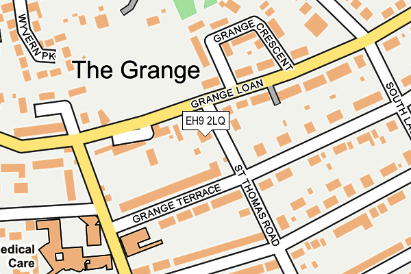 EH9 2LQ map - OS OpenMap – Local (Ordnance Survey) EH9 2LQ map - OS OpenMap – Local (Ordnance Survey)