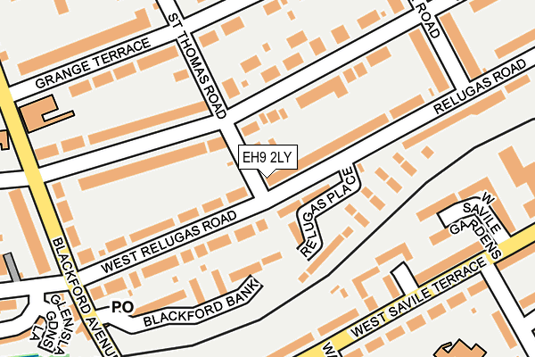 EH9 2LY map - OS OpenMap – Local (Ordnance Survey) EH9 2LY map - OS OpenMap – Local (Ordnance Survey)