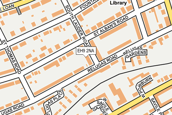 EH9 2NA map - OS OpenMap – Local (Ordnance Survey) EH9 2NA map - OS OpenMap – Local (Ordnance Survey)