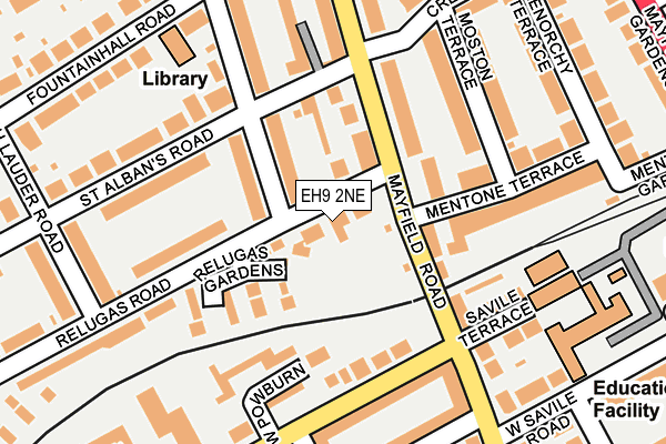 EH9 2NE map - OS OpenMap – Local (Ordnance Survey) EH9 2NE map - OS OpenMap – Local (Ordnance Survey)