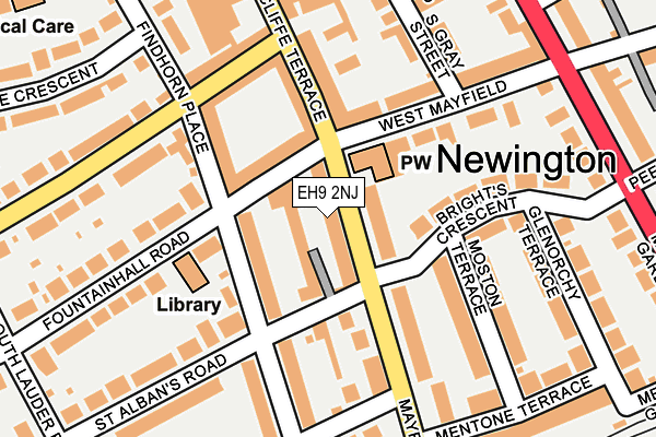 EH9 2NJ map - OS OpenMap – Local (Ordnance Survey) EH9 2NJ map - OS OpenMap – Local (Ordnance Survey)