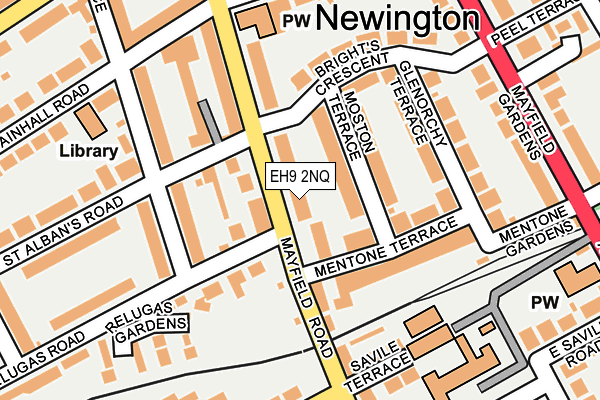 EH9 2NQ map - OS OpenMap – Local (Ordnance Survey) EH9 2NQ map - OS OpenMap – Local (Ordnance Survey)