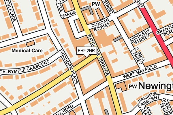 EH9 2NR map - OS OpenMap – Local (Ordnance Survey) EH9 2NR map - OS OpenMap – Local (Ordnance Survey)