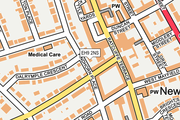 EH9 2NS map - OS OpenMap – Local (Ordnance Survey) EH9 2NS map - OS OpenMap – Local (Ordnance Survey)