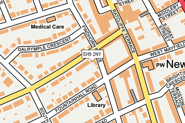 EH9 2NY map - OS OpenMap – Local (Ordnance Survey) EH9 2NY map - OS OpenMap – Local (Ordnance Survey)