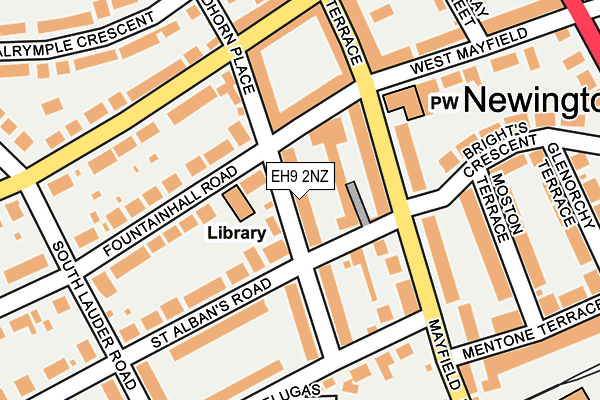 EH9 2NZ map - OS OpenMap – Local (Ordnance Survey) EH9 2NZ map - OS OpenMap – Local (Ordnance Survey)