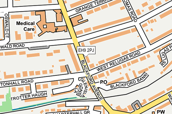 EH9 2PJ map - OS OpenMap – Local (Ordnance Survey) EH9 2PJ map - OS OpenMap – Local (Ordnance Survey)