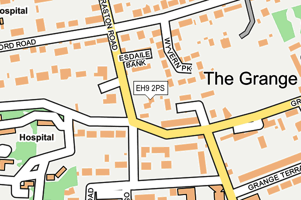 EH9 2PS map - OS OpenMap – Local (Ordnance Survey) EH9 2PS map - OS OpenMap – Local (Ordnance Survey)