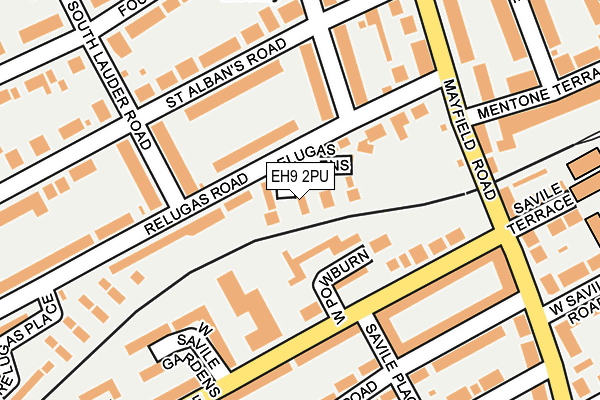 EH9 2PU map - OS OpenMap – Local (Ordnance Survey) EH9 2PU map - OS OpenMap – Local (Ordnance Survey)