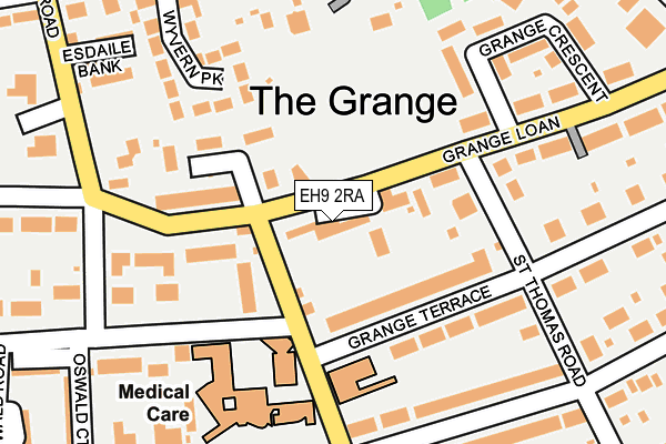 EH9 2RA map - OS OpenMap – Local (Ordnance Survey) EH9 2RA map - OS OpenMap – Local (Ordnance Survey)