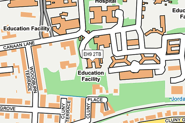 EH9 2TB map - OS OpenMap – Local (Ordnance Survey) EH9 2TB map - OS OpenMap – Local (Ordnance Survey)