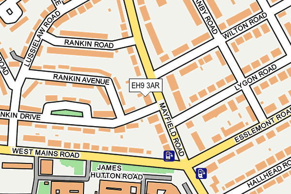 EH9 3AR map - OS OpenMap – Local (Ordnance Survey) EH9 3AR map - OS OpenMap – Local (Ordnance Survey)