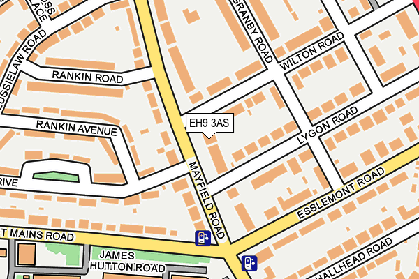 EH9 3AS map - OS OpenMap – Local (Ordnance Survey) EH9 3AS map - OS OpenMap – Local (Ordnance Survey)