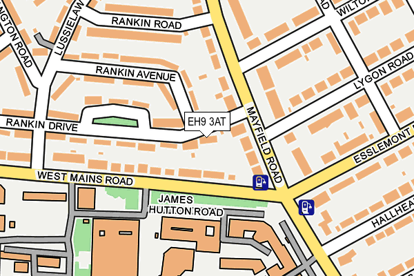 EH9 3AT map - OS OpenMap – Local (Ordnance Survey) EH9 3AT map - OS OpenMap – Local (Ordnance Survey)