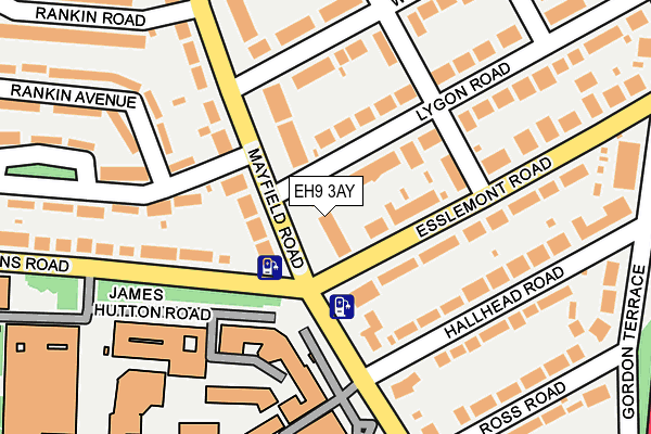 EH9 3AY map - OS OpenMap – Local (Ordnance Survey) EH9 3AY map - OS OpenMap – Local (Ordnance Survey)