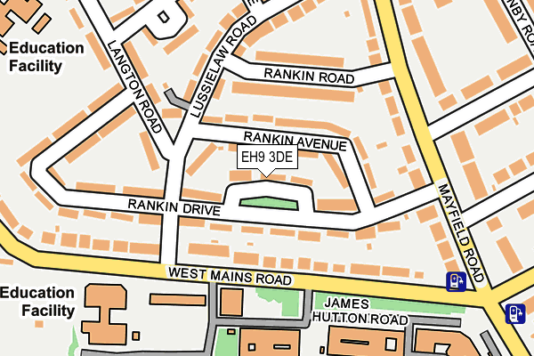 EH9 3DE map - OS OpenMap – Local (Ordnance Survey) EH9 3DE map - OS OpenMap – Local (Ordnance Survey)