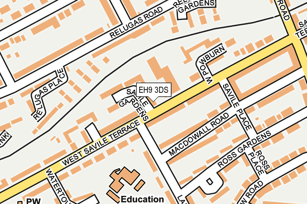 EH9 3DS map - OS OpenMap – Local (Ordnance Survey) EH9 3DS map - OS OpenMap – Local (Ordnance Survey)