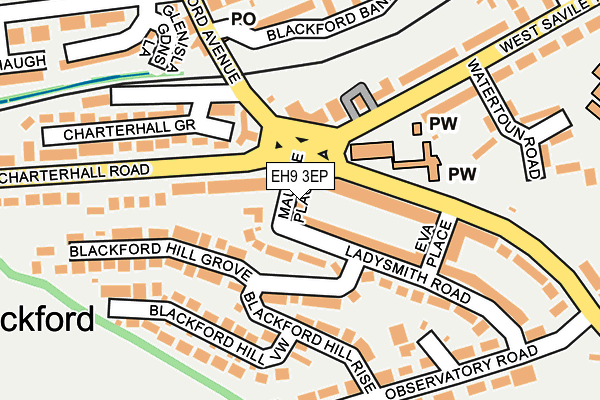 EH9 3EP map - OS OpenMap – Local (Ordnance Survey) EH9 3EP map - OS OpenMap – Local (Ordnance Survey)