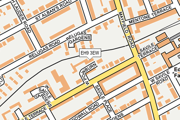 EH9 3EW map - OS OpenMap – Local (Ordnance Survey) EH9 3EW map - OS OpenMap – Local (Ordnance Survey)