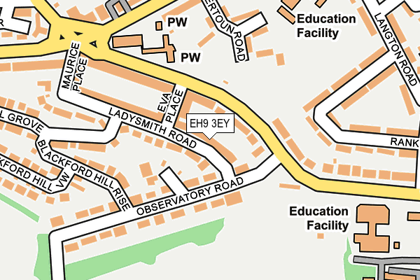 EH9 3EY map - OS OpenMap – Local (Ordnance Survey) EH9 3EY map - OS OpenMap – Local (Ordnance Survey)