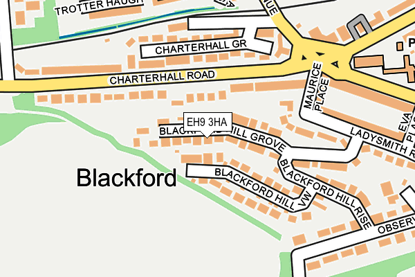 EH9 3HA map - OS OpenMap – Local (Ordnance Survey) EH9 3HA map - OS OpenMap – Local (Ordnance Survey)