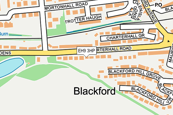 EH9 3HP map - OS OpenMap – Local (Ordnance Survey) EH9 3HP map - OS OpenMap – Local (Ordnance Survey)
