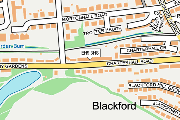 EH9 3HS map - OS OpenMap – Local (Ordnance Survey) EH9 3HS map - OS OpenMap – Local (Ordnance Survey)