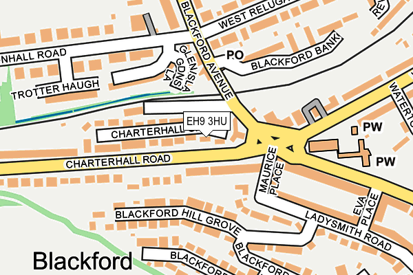 EH9 3HU map - OS OpenMap – Local (Ordnance Survey) EH9 3HU map - OS OpenMap – Local (Ordnance Survey)
