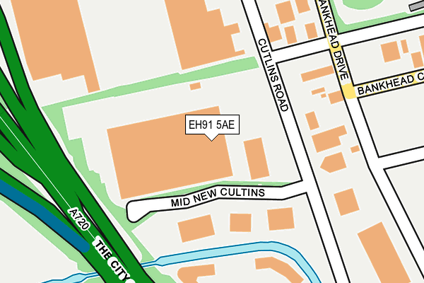 EH91 5AE map - OS OpenMap – Local (Ordnance Survey) EH91 5AE map - OS OpenMap – Local (Ordnance Survey)