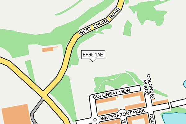 EH95 1AE map - OS OpenMap – Local (Ordnance Survey) EH95 1AE map - OS OpenMap – Local (Ordnance Survey)
