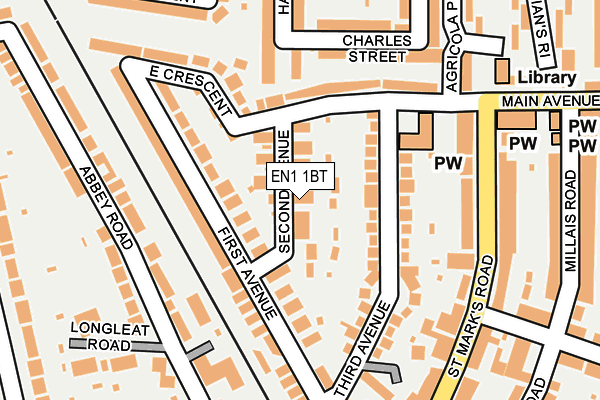 EN1 1BT map - OS OpenMap – Local (Ordnance Survey) EN1 1BT map - OS OpenMap – Local (Ordnance Survey)